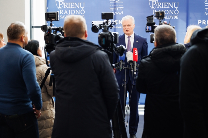 G. Nausėda apie socialdemokratų paramą per rinkimus: tai nutiesia tiltus bendradarbiauti