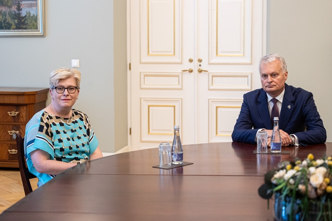 Ingrida Šimonytė ir Gitanas Nausėda