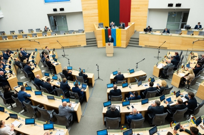 Seime planuojamas uždaras posėdis: pristatys grėsmių vertinimą