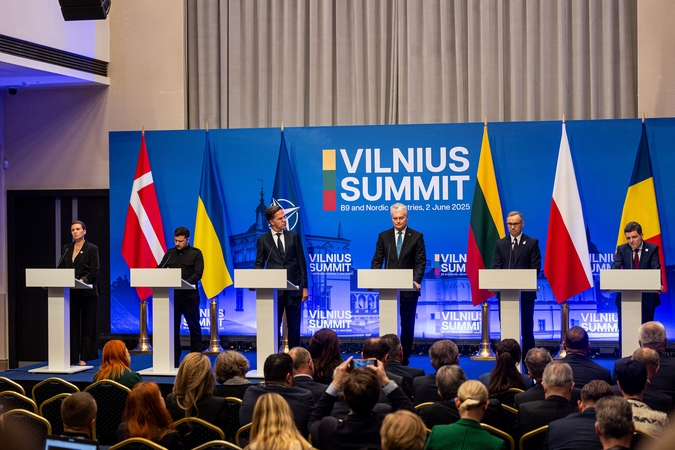 Vilniaus viršūnių susitikimo spaudos konferencija