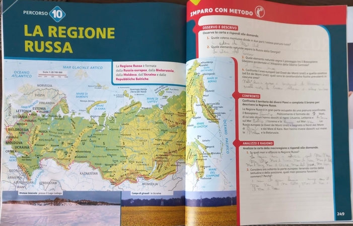 Ragina išimti iš ugdymo programų vadovėlį, kuriame Baltijos valstybės priskiriamos Rusijos regionui