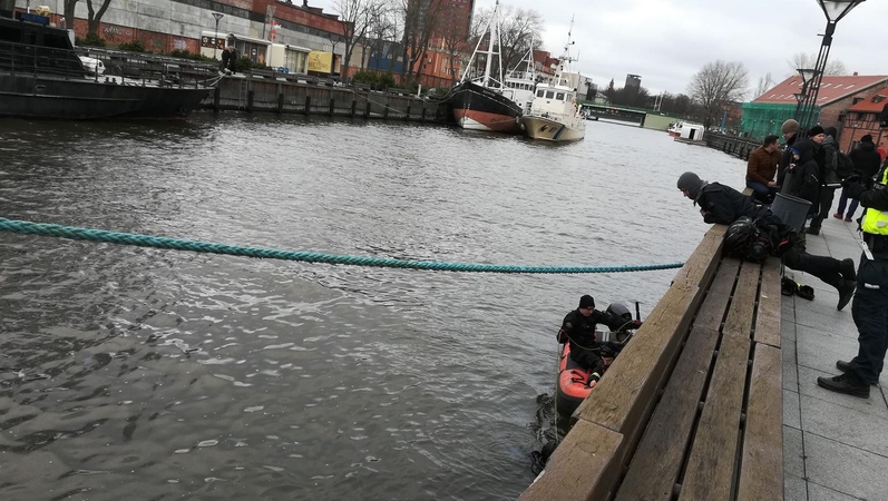 Klaipėdos gelbėtojai Dangėje rado nuskendusio vyro kūną
