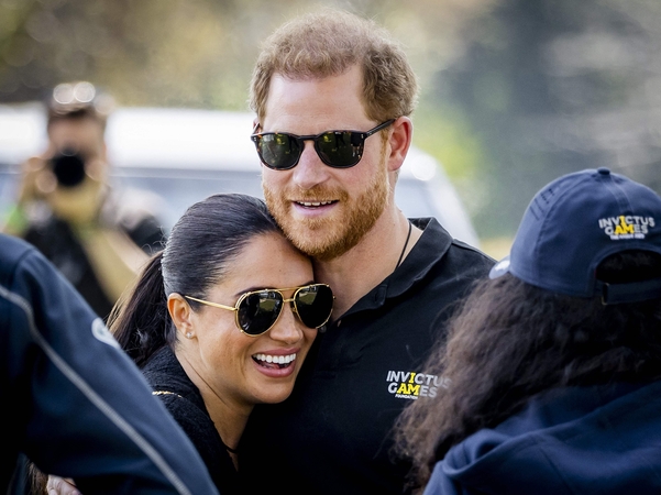 Harry ir Meghan pirmą kartą po „pabėgimo“ pasirodė viešame renginyje Europoje