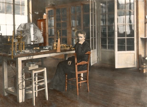M. Curie savo laboratorijoje