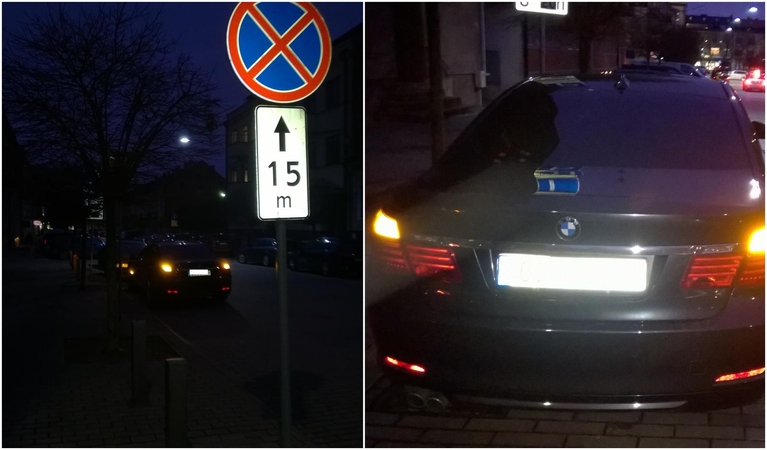 Kaunietis: draudžiamoje vietoje BMW stovėjo beveik valandą