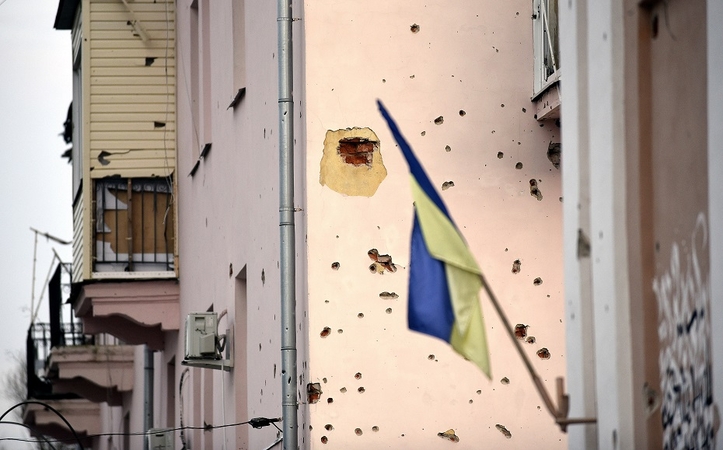 Rusija apšaudė Charkivą: nugriaudėjo virtinė sprogimų 