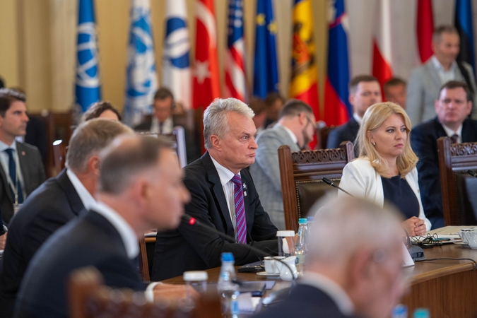 G. Nausėda Europos plėtros banko vadovei pristatė Lietuvos projektus Ukrainoje 