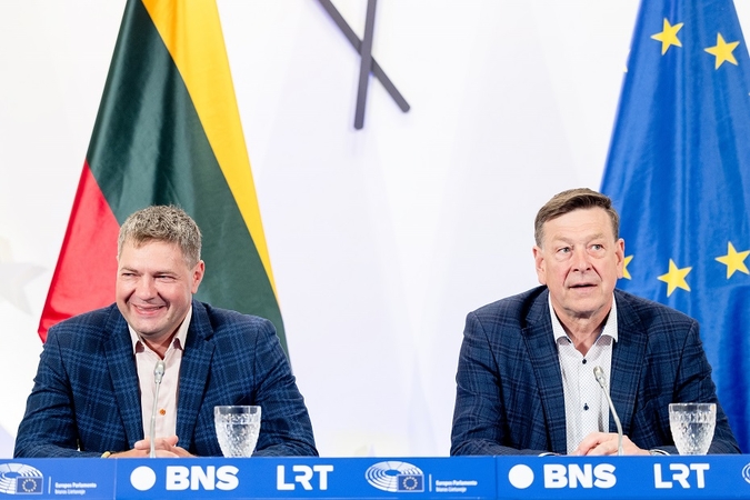 Andrius Mazuronis (kairėje) ir Valentinas Bukauskas