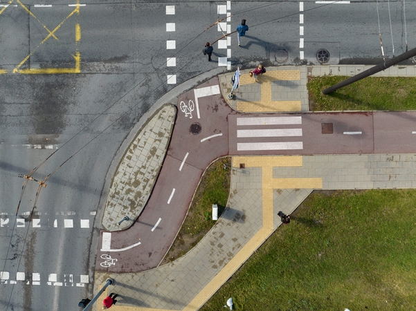 Vilniaus dviračių takuose įrengs perėjas pėstiesiems: įvardijo problemines vietas