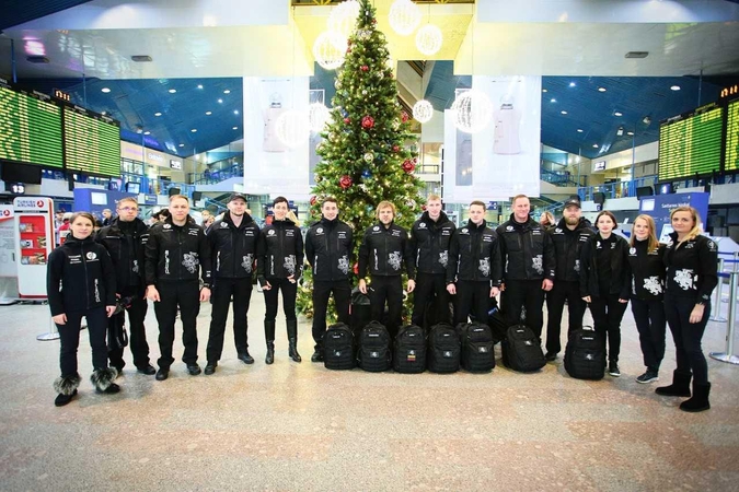 Į Dakarą išvyko dalis B.Vanago komandos narių