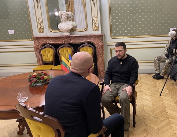 Edmundas Jakilaitis ir Volodymyras Zelenskis
