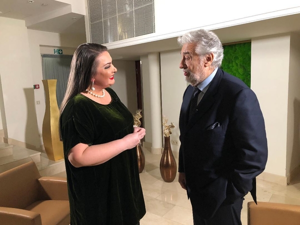 Nomeda Kazlaus ir Placido Domingo