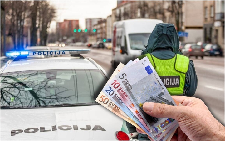 Klaipėdoje prie vairo sėdęs vyras policininkams siūlė 500 eurų kyšį