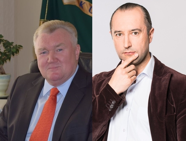 Gintautas Bužinskas (kairėje) ir Nerijus Čepulis