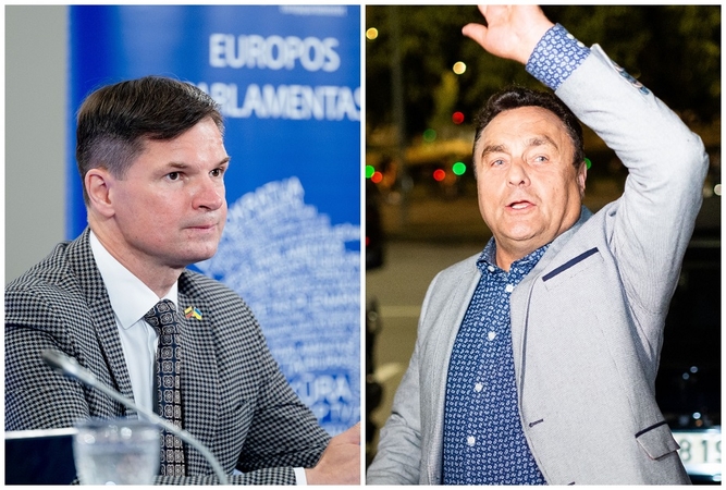 Paulius Saudargas (kairėje) ir Petras Gražulis