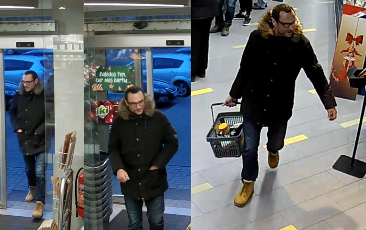 Klaipėdos policija prašo atpažinti įtariamąjį vagyste