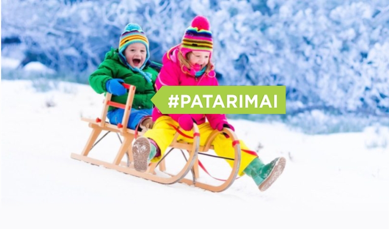 Patarimai, kaip išsirinkti saugias rogutes vaikams