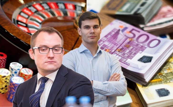 Simonas Gustainis (kairėje) ir Šarūnas Stepukonis