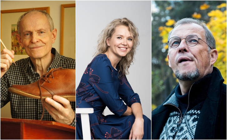 Kęstutis Kasparavičius (kairėje), Evelina Daciūtė, Vytautas V. Landsbergis 