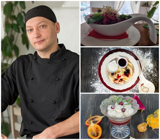 Požiūris: ukrainietiškų patiekalų restorano šefas H.Grincevičius įsitikinęs, kad maistą būtina gaminti su meile – kitaip nebus skanu.