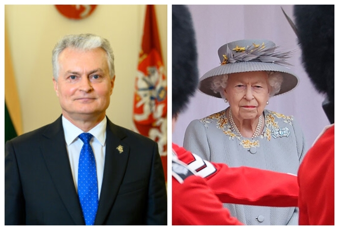 Gitanas Nausėda ir Elizabeth II