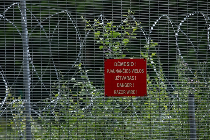 Pasienyje su Baltarusija apgręžta keturiolika neteisėtų migrantų