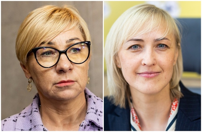 Jurgita Šiugždinienė (kairėje) ir Paulė Kuzmickienė.