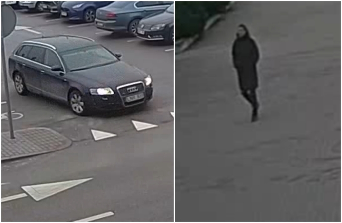 Policijos pareigūnai aiškinasi, kam prireikė svetimo automobilio dalių