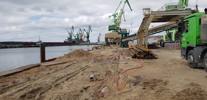 Procesas: infliacija pabrangino net 2021 m. prasidėjusias ir šiuo metu vykstančias uosto statybas, pavyzdžiui, krantinėje Nr. 16.