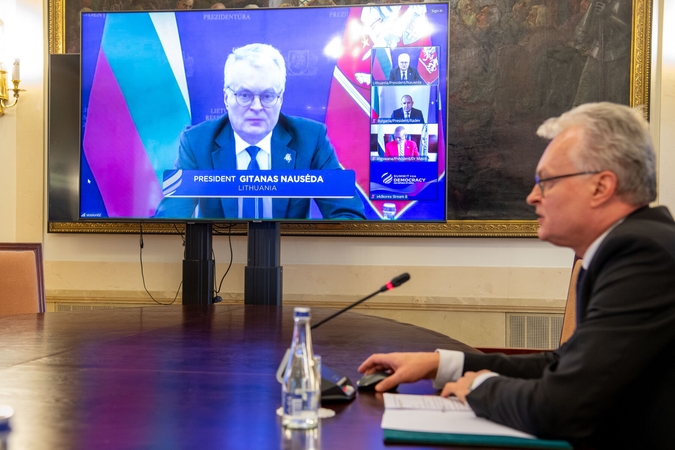 G. Nausėda: negalime leisti Rusijai silpninti demokratijos pamatų