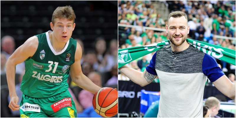 Rokas Jokubaitis (kairėje) ir Donatas Motiejūnas