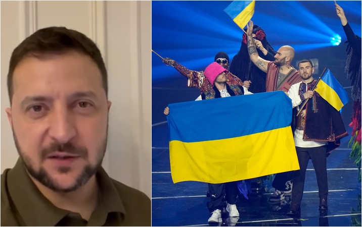 V. Zelenskis neliko abejingas „Eurovizijai“: visas pasaulis išgirs mūsų gimtąjį žodį