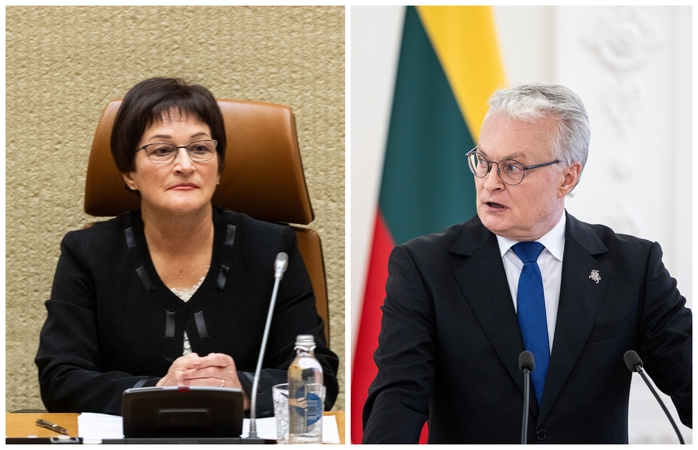 Birutė Vėsaitė ir Gitanas Nausėda