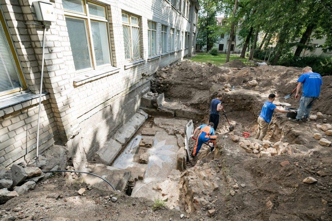 Vilniaus politikai leido griauti darželį virš Didžiosios sinagogos liekanų