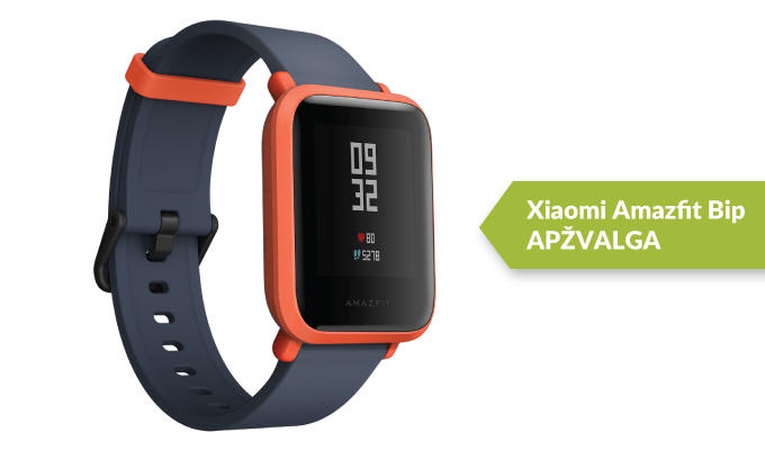 Išmaniojo laikrodžio „Xiaomi Amazfit Bip“ apžvalga