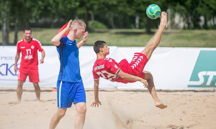 Paplūdimio futbolo čempionato kovos keliasi į Kupiškį