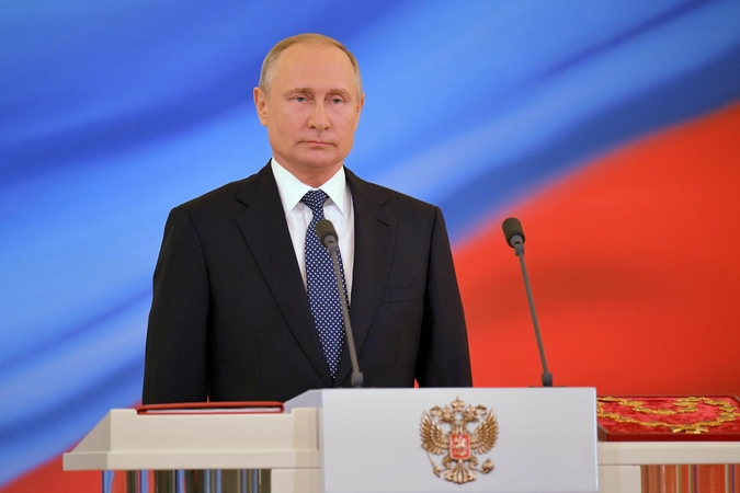 Rusijos prezidentas V. Putinas prisaikdintas 4-ai kadencijai