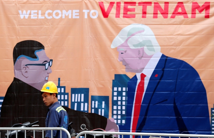 Vietname susitiksiančių D. Trumpo ir Kim Jong Uno laukia daug neatsakytų klausimų