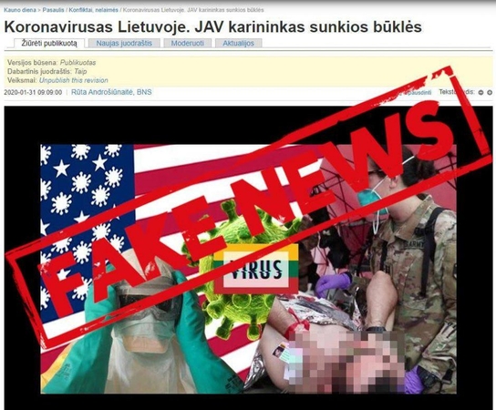 Įsilaužta į portalą diena.lt: paskelbta melaginga žinia apie koronavirusą