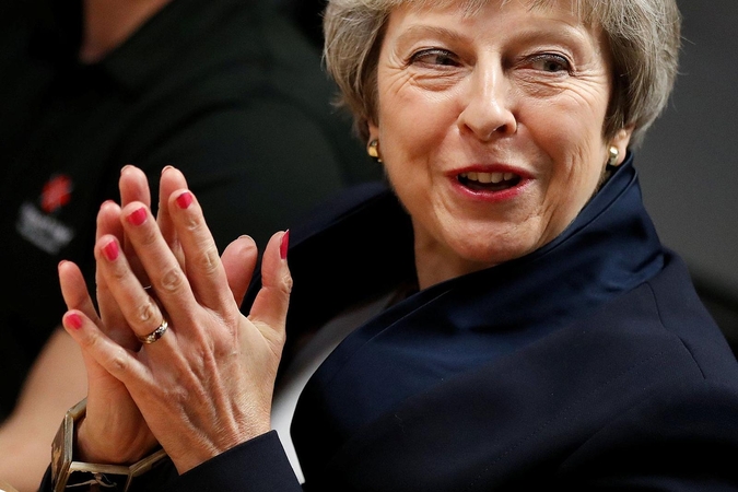 Th. May: „Brexit“ sutarties likimas – Didžiosios Britanijos parlamento rankose