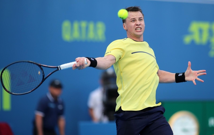 R. Berankis Katare pralaimėjo Serbijos tenisininkui