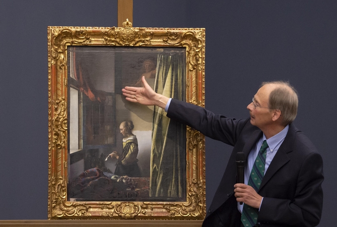 Drezdeno galerijos restauratoriai visuomenei parodys tikrąjį Vermeerio paveikslą