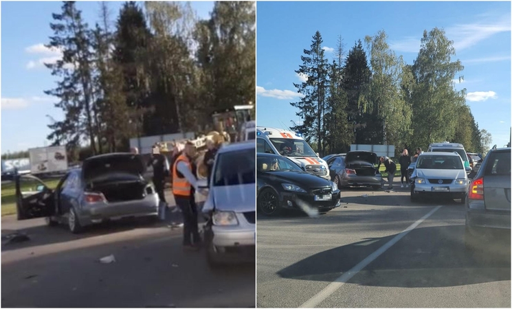 Vilniaus rajone BMW sukėlė avariją: per susidūrimą nukentėjo nepilnametis