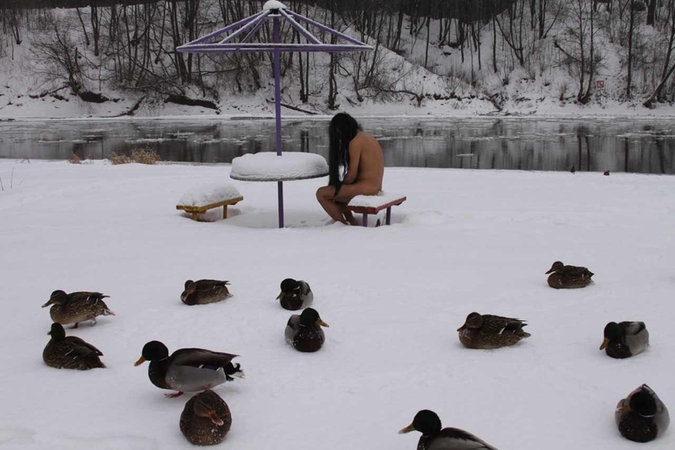 B.Šarkos projekto „Vabi sabi vasabi“ (2009) akimirka.