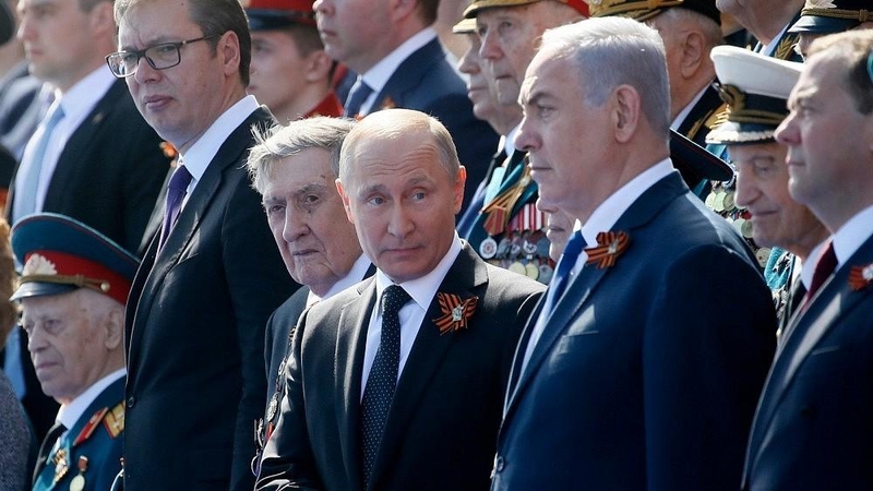 JAV traukiantis iš Irano susitarimo, Izraelio premjeras susitiko su V. Putinu 