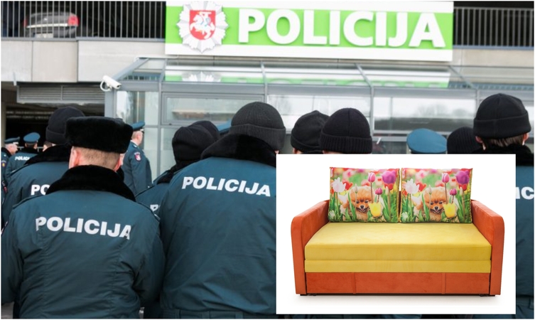 Policijos pirkiniai sukėlė klausimų: sofa – valstybės paslaptis?