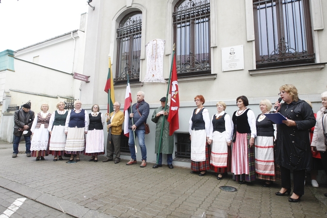 Klaipėdoje įamžintas V. Gailiaus atminimas