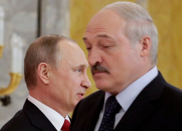 V. Putinas ragina A. Lukašenką pradėti dialogą su piliečiais