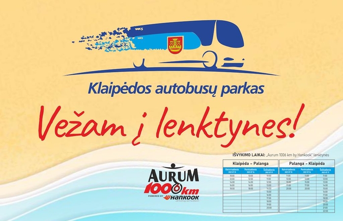 „Klaipėdos autobusų parkas“ veš į „Aurum 1006 km“ lenktynes