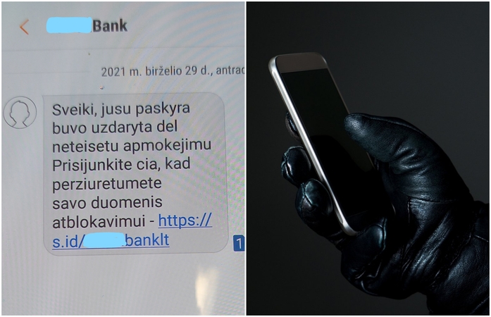 Klaipėdos pareigūnai ragina saugotis suklastotas nuorodas siuntinėjančių sukčių
